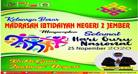 Memperingati Hari Guru Nasional 2020 Min 2 Jember