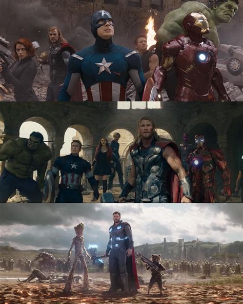 Iconic Scenes Avengers Assemble Avengers Unite And Thor Arrives