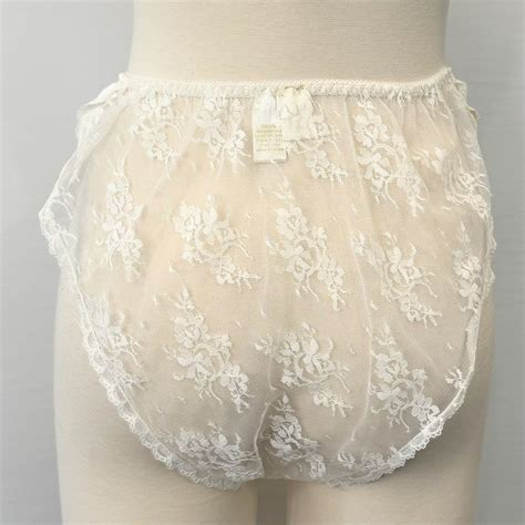 S Victorias Secret Silky Satin Vintage Lace Tap Pa Gem