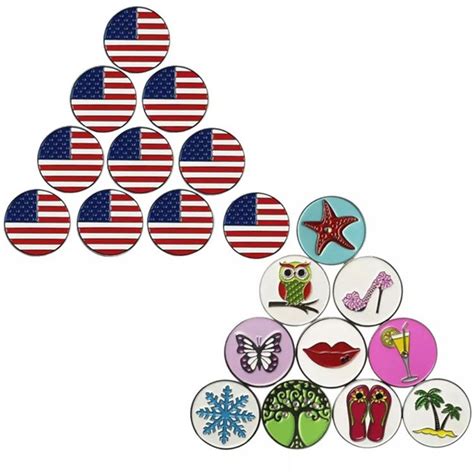 China Blank Magnetic Golf Ball Markers Manufacturers Factory