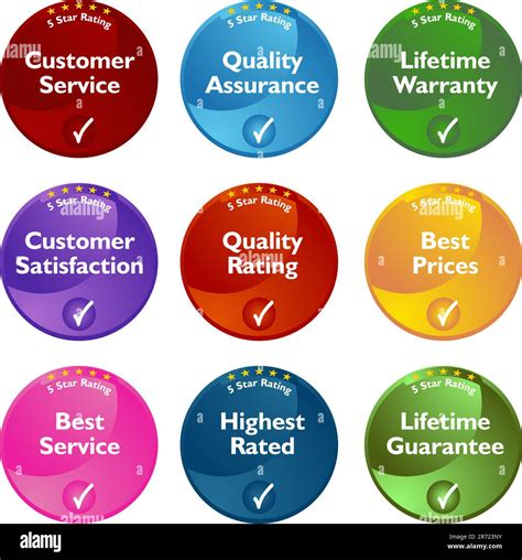 Customer Satisfaction Buttons Hi Res Stock Photography And Images Alamy