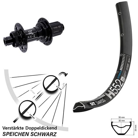 Zoll Dt Swiss H Kx E Heavy Duty Hinterrad Centerlock X