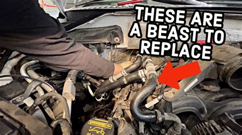 How To Replace Ford Expedition Heater Core Hose 5 4 Engine YouTube