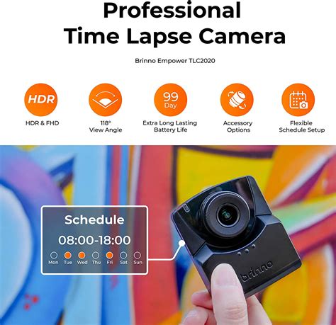 Brinno Empower TLC2020 Time Lapse Camera 4th Generation HDR FHD With M