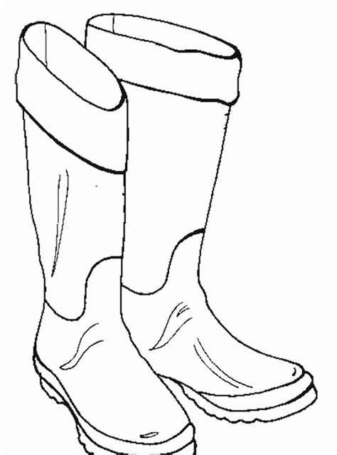 Rain Boots Sketch At Explore Collection Of Rain