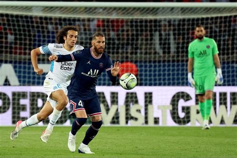 Sergio Ramos Marca En El Juego Del Psg Ante El Angers