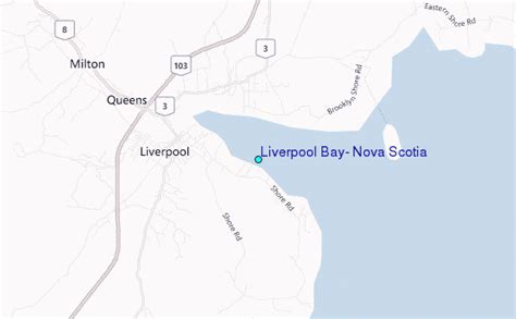 Liverpool Bay, Nova Scotia Tide Station Location Guide