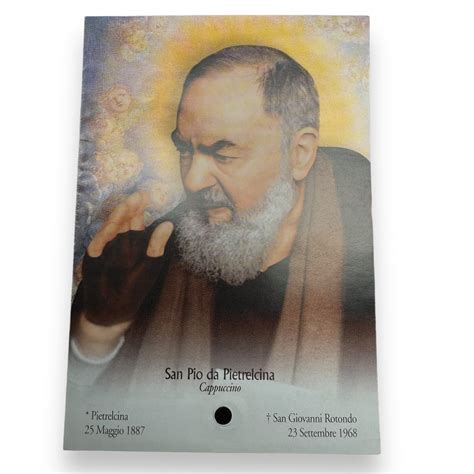 Padre Pio Holy Card - St. Pio vintage Prayer Card – Catholically