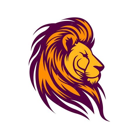 Premium Vector Lion Mascot Logo Concept Vector Illustration Cartoon