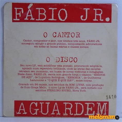 Vinil Fabio Jr O Que Que Enrosca