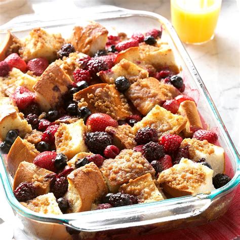 Mixed Berry French Toast Bake Recipe Taste Of Home