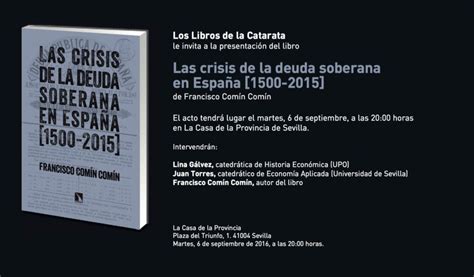 Presentación en Sevilla del libro Las crisis de la deuda soberana en