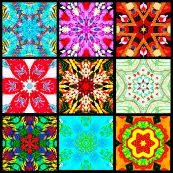 Solve Kaleido Mix Jigsaw Puzzle Online With Pieces