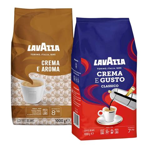 LAVAZZA CREMA E AROMA CREMA E GUSTO CLASSICO Oder CREMOSO GANZE BOHNEN