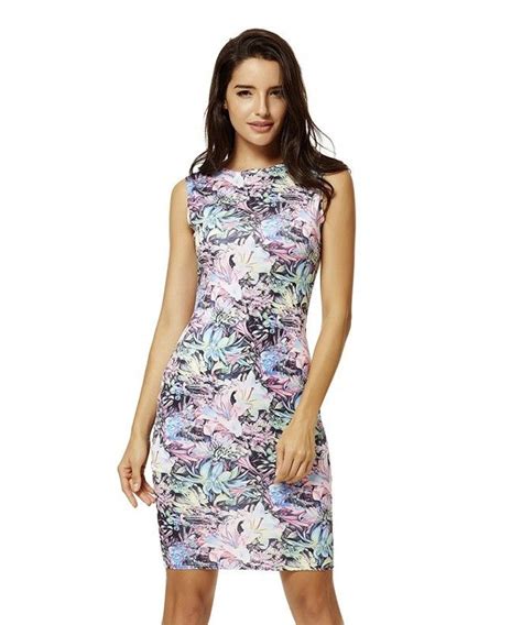 Womens Floral Bodycon Cocktail Party Club Dresses Purple