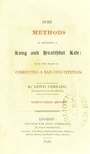 Sure methods of attaining a long and healthful life : with the means of ...