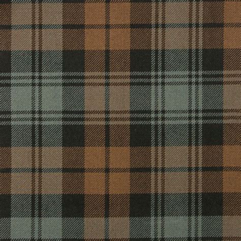 Black Watch Weathered Heavyweight Tartan Fabric Lochcarron Of Scotland