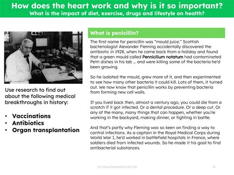 Penicillin - Info sheet | Science 5th Grade