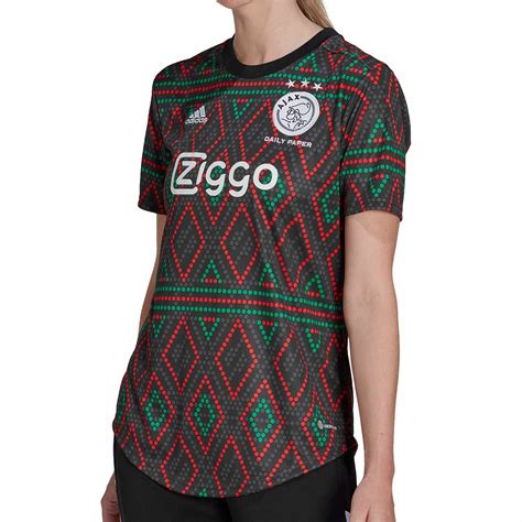 Camiseta Adidas Ajax X Daily Paper Mujer Pre Match Futbolmania