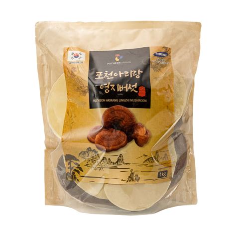 Nấm Linh Chi Hàn Quốc POCHEON Arirang 10 13 lá 1kg HỒNG SÂM POCHEON