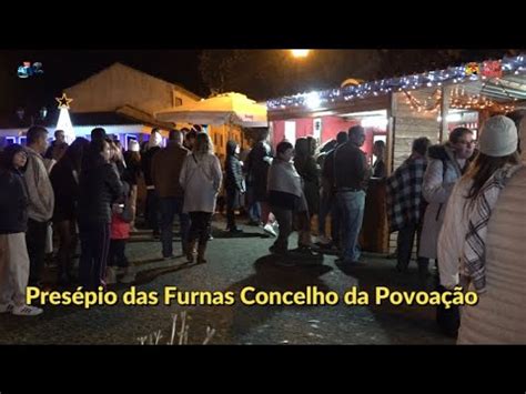 Inauguração do Presépio das Furnas Chuva 1 De zembro e Depois da