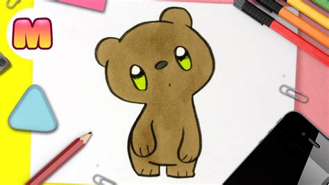 Como Dibujar Un Oso Kawaii Dibujos Kawaii Fáciles Como Dibujar