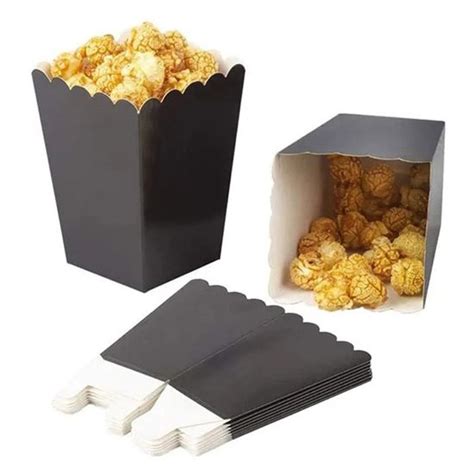 Mini boîte à pop corn en papier pur poulet collation boîte à bonbons