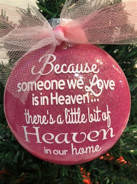 Because Someone We Love Is In Heaven Ornament Ornament Memorial