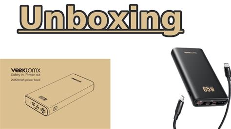 Veektomx Power Bank Mah W Unboxing Video Youtube