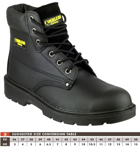 Amblers Safety Boots Fs159 Mens Black Safety Boots R Us