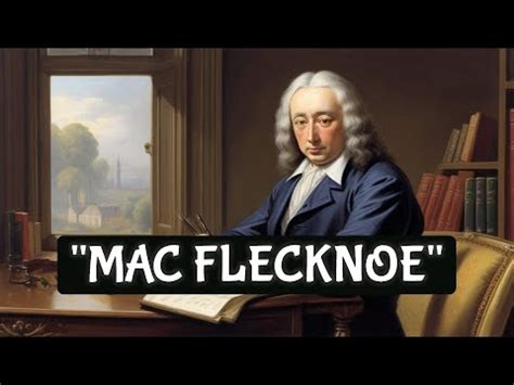 Mac Flecknoe By John Dryden Ba English Honour Notes In