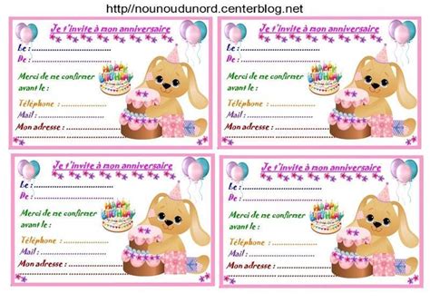 Invitation Anniversaire A Imprimer Fille Pop Star Carte Invitation