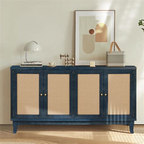 Amazon Hayiodda Rattan Buffet Cabinet With Storage Credenza