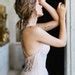 Wedding Dress Enn With Beaded Lace And Spaghetti Straps By Ange Etoiles