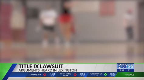 Federal Judge Hears Arguments In Title Ix Lawsuit In Lexington