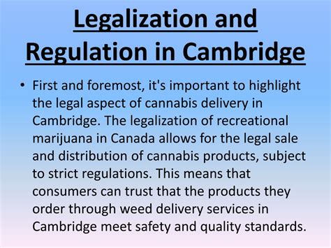 Ppt Convenient And Legal Exploring Weed Delivery In Cambridge