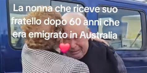 Fratello E Sorella Si Riabbracciano Dopo 60 Anni Commozione A Lipari