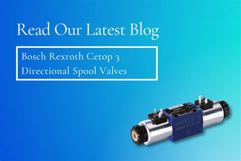 Bosch Rexroth Cetop 3 Directional Spool Valves Neilson Hydraulics