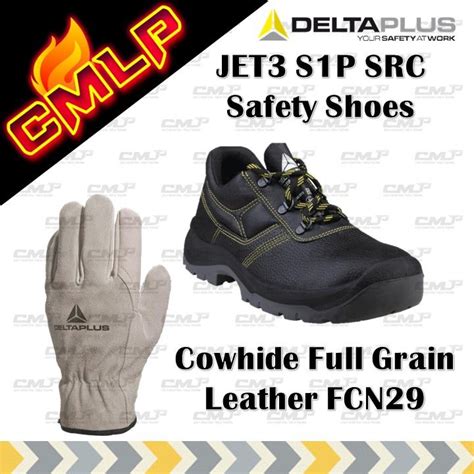 Deltaplus Lowcut Steel Toe Pigmented Split Leather Jet S P Src