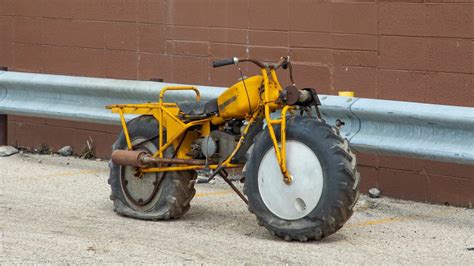 An Unusual Project Motorcycle: A Rokon Trail-Breaker Two-Wheel Drive