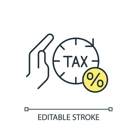 Tax holiday RGB color icon. Temporary break in regular payments