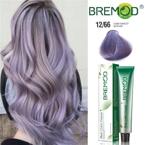 HALAL BREMOD Very Violet Blonde 12 66 Professional Use Hair Color Dye