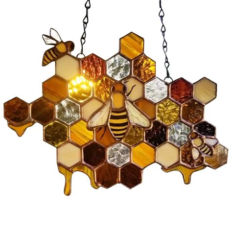 Metal Bee Decor Bumble Bee Garden Accents D Honey Bee Wall Ornament