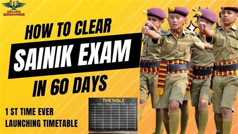 Sainik Exam Aissee 2023 Two Months Strategy 1st Time Ever