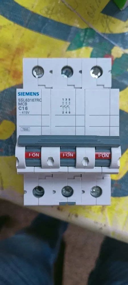 16A 3 Pole Siemens T Pole Mcb At Rs 650 In Chennai ID 26389007833