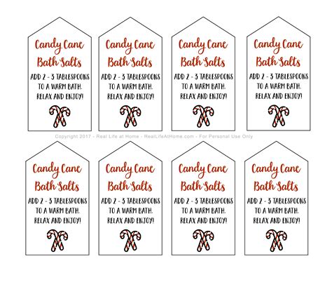 Free Printables For Bath Salts Printable Templates