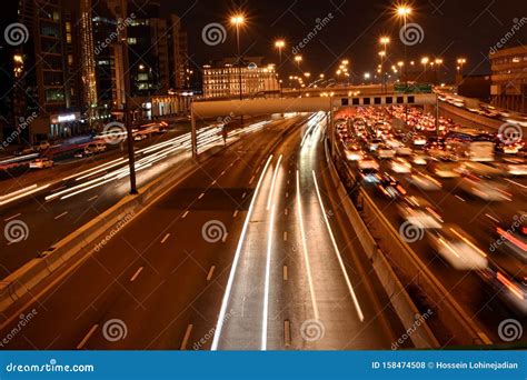 Heavy Traffic In Dubai Sharjah Road Al Ittihad Road In Rush Hour