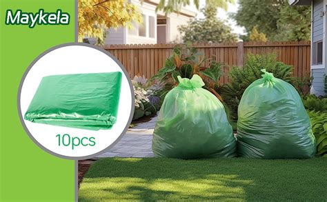 Maykela Extra Large Trash Bag 10Pcs Garbage Bag Large Trash Bags 120