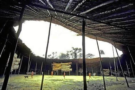 Shared House Architecture Yanomami Tribe Brazil Vernacular