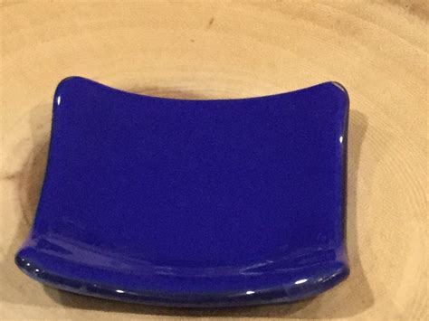 Glass Ring Dish Small Cobalt Blue Glass Dish Tea Light Tray Tea